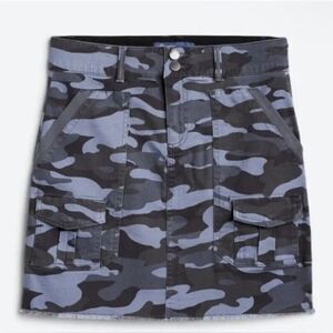Democracy Ab Solution Madeleine Cargo Pocket Skirt Blue Camo 8 Stitch Fix Nwt